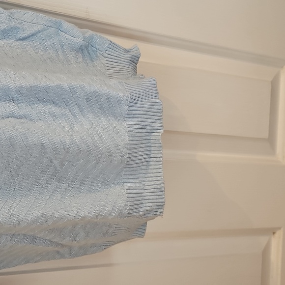 Sweaterdress VENUS Soft Blue Knit Sweaterdress - Picture 3 of 9